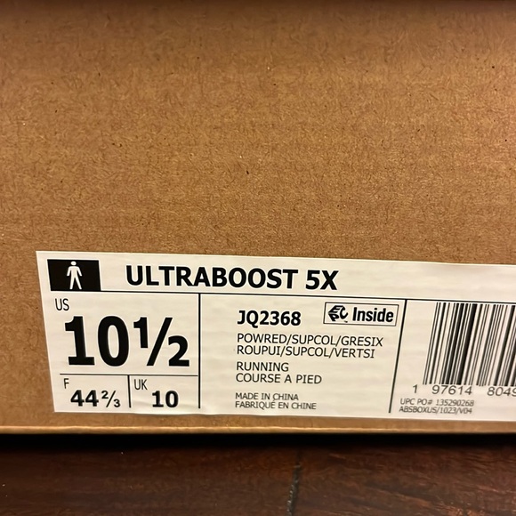 Adidas Ultraboost 5X Patrick Mahomes Shoes Sneakers JQ2368 red Mens Size  10.5